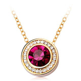 NLFA020 Fashion Circle Pendant Necklace