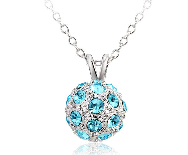 NLFA221 Charm Ball Pendant Necklace