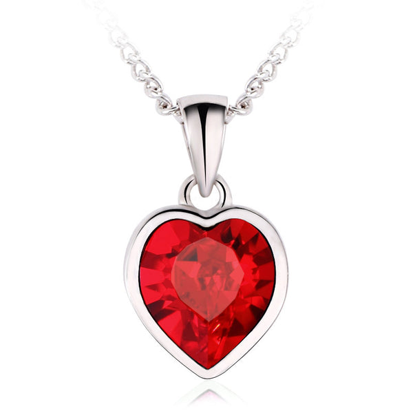 NLFA121 Classical Heart Classical Love Pendant Necklace