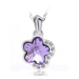 NLFA207 Charm Flower  Pendant Necklace