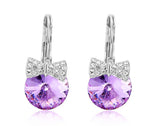 ERFA162 Fashion Charm Basket Omega-back Earrings