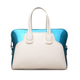 Fashionable Two-tone Colorblock Tote Bag