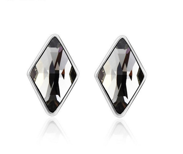 ERFA209 Fashion Charm Rhombus Stud Earrings