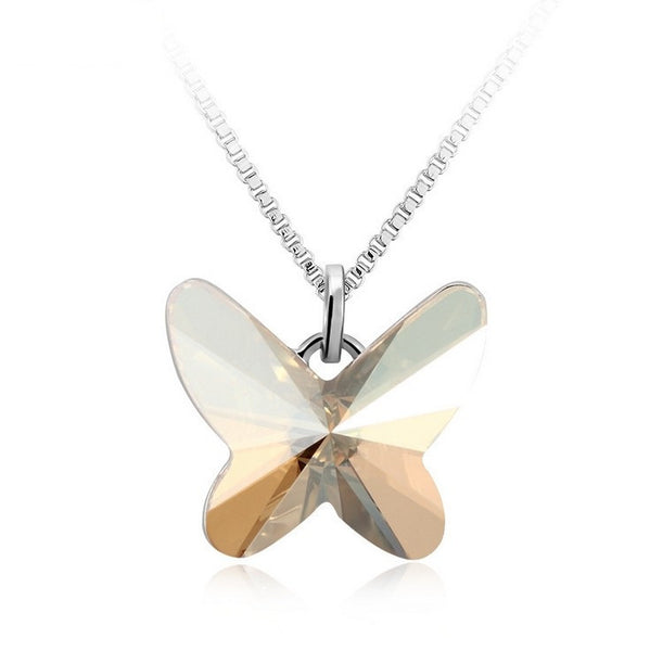 NLFA290 Charm Butterfly Pendant Necklace