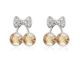 ERFA164 Trendy Charm Cherry Stud Earrings