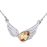 NLFA065 Fashionable Wings of Angel Pendant Necklace