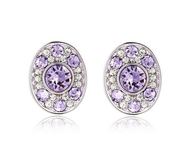 ERFA179 Fashion Charm Lotus Stud Earrings