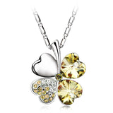 NLFA089 Fashion Four-leaf Clover Pendant Necklace