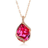 NLFA064 Charm Ocean Heart Pendant Necklace
