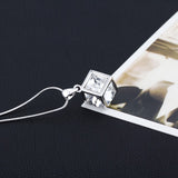 NLFA273 Charm Cube Pendant Necklace