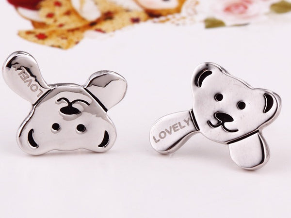 ERFA073 Fashion Charm Bear Stud Earrings