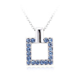 NLFA214 Charm Rectangles Pendant Necklace