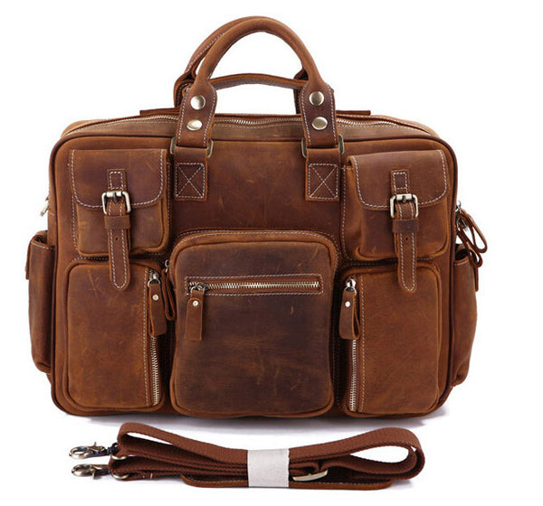 Classic Fashion Solid Roomy Briefcase