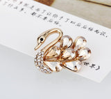 JRFBC004 Fashion Charm Swan Brooch