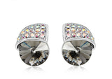 ERFA168 Fashion Charm Girl in Headcloth Stud Earrings