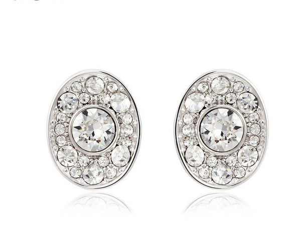 ERFA179 Fashion Charm Lotus Stud Earrings