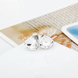 ERFA199 Fashion Charm Round Triangle Stud Earrings