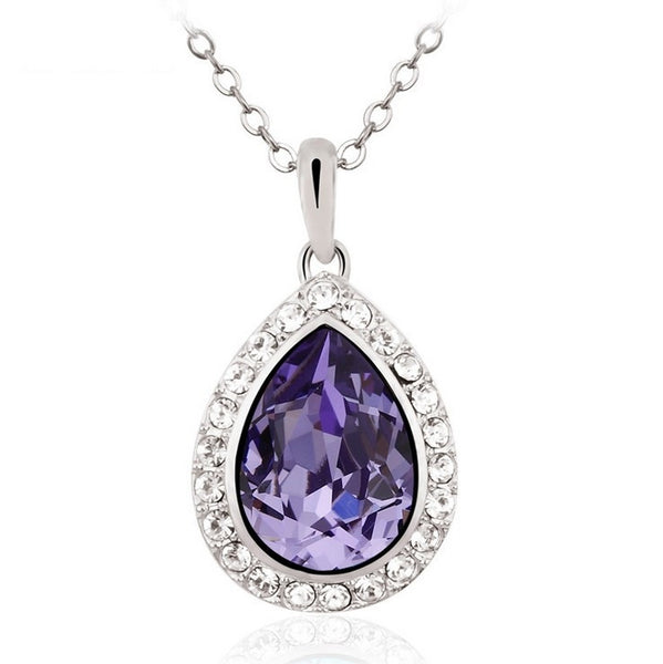 NLFA098 Classic Big Water DropPendant Necklace