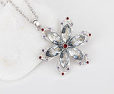 NLFA276 Fashion Dream Snow Pendant Necklace