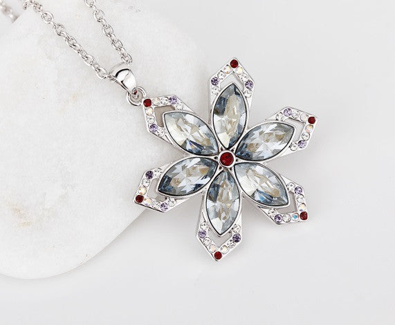 NLFA276 Fashion Dream Snow Pendant Necklace