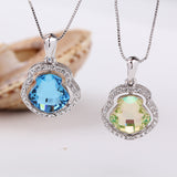 NLFA061 Fancy Water Drop  Pendant Necklace