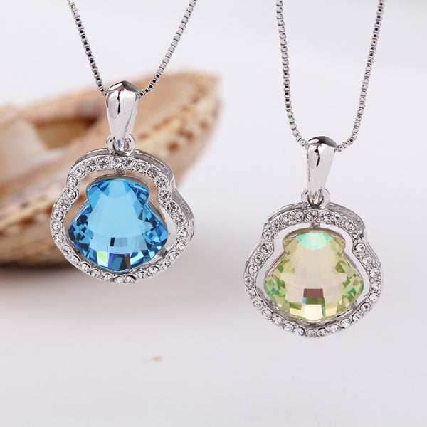 NLFA061 Fancy Water Drop  Pendant Necklace