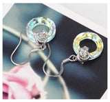 ERFA184 Fancy Charm Star of Galaxy Dangle Earrings