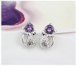 ERFA123 Fashion Charm Kitty Stud Earrings