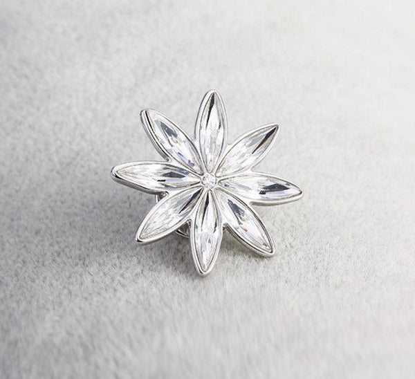 JRFBC008 Fashion Charm Flower of Swords Brooch
