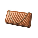Metallic Chunky Braided Charm Solid Shoulder Bag