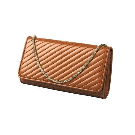 Metallic Chunky Braided Charm Solid Shoulder Bag