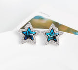 ERFA163 Fashion Charm Stars Stud Earrings