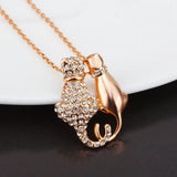 NLFA285 Charm Classical Lovely Companion Pendant Necklace