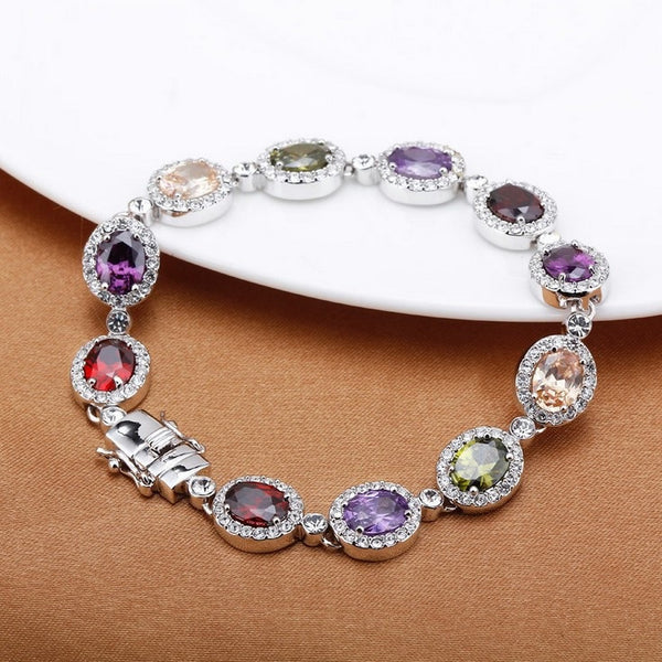 BLFA091 Fashion Charm Fancy Rainbow Bracelet