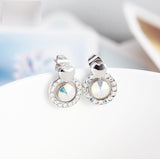 ERFA211 Fashion Charm Fancy Circle Stud Earrings