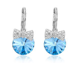 ERFA162 Fashion Charm Basket Omega-back Earrings