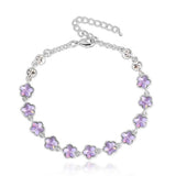 BLFA073 Fashion Charm Lily Link Bracelet