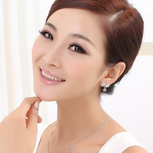 ERFA145 Trendy Charm Be my Satellite Stud Earrings