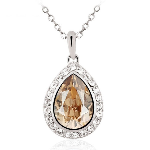 NLFA098 Classic Big Water DropPendant Necklace