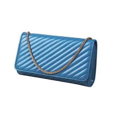 Metallic Chunky Braided Charm Solid Shoulder Bag