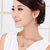 ERFA235 Fashion Charm Comic Swan Dangle Earrings