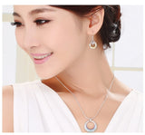 ERFA184 Fancy Charm Star of Galaxy Dangle Earrings