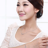 ERFA238 Fashion Charm Infinity of Love Dangle Earrings
