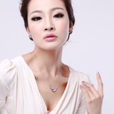 NLFA065 Fashionable Wings of Angel Pendant Necklace