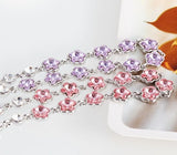 BLFA073 Fashion Charm Lily Link Bracelet