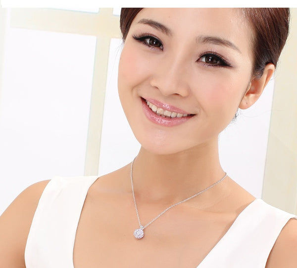 NLFA221 Charm Ball Pendant Necklace