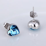 ERFA154 Fashion Charm Classical Heart Stud Earrings