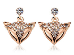 ERFA217 Fashion Charm Beauty Fox Stud Earrings