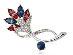 JRFBC007 Fashion Charm Phoenix Flower Brooch