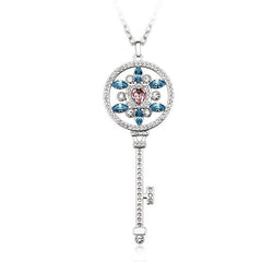 NLFA304 Charm Sun Flower  Pendant Necklace